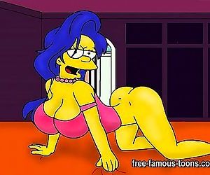 Marge Simpson hentai parody..