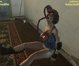Jill Valentine in obese Trouble..